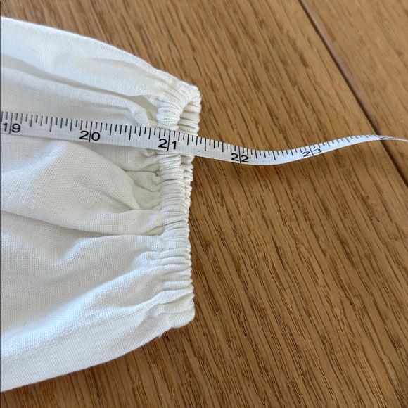 Lulu's Elegant Pure Serenity White Off-the-Shoulder Puff Sleeveless Mini Dress - Picture 14 of 14